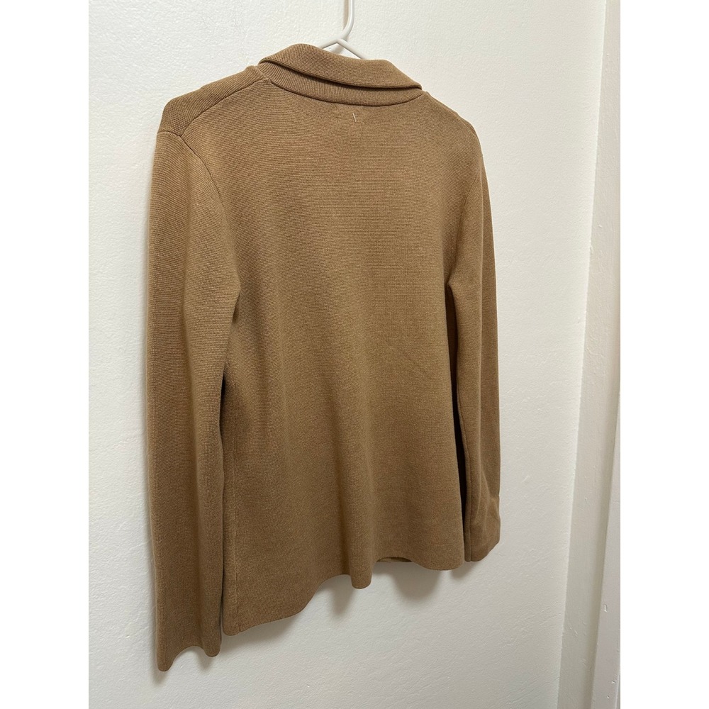 J.Crew‎ Womens Sweater Blazer, NWT, Cotton Knit Career Casual Tan, Small - Picture 5 of 6